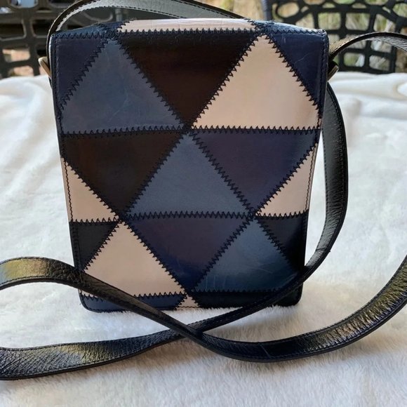 MIU MIU blue&white crossbody bagpurse